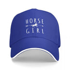 Horse Girl Riders Racer Cap Pi-Mart