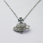 Classic Cross Heart Annulus Necklace Pi-Mart