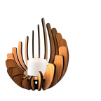 Wooden Candle Holder Lotus-Shaped Candle Holder Wooden Creative Candlestick without Candles DIY Wooden Candle Holder Decoration