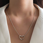 Niche Hollow Heart Necklace For Women Pi-Mart