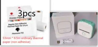 Portable Mini Printer for Students and Hobbyists, Bluetooth Thermal Label Printer - SJB-DIAMOND ELITES