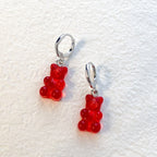Cute Acrylic Gummy Bear Dangle Earrings Pi-Mart