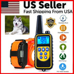 2700 FT Remote Dog Shock Training Collar Rechargeable Waterproof LCD Pet Trainer Pi-Mart
