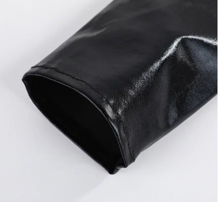 Gothic Punk Role-Play Leather Gloves Pi-Mart