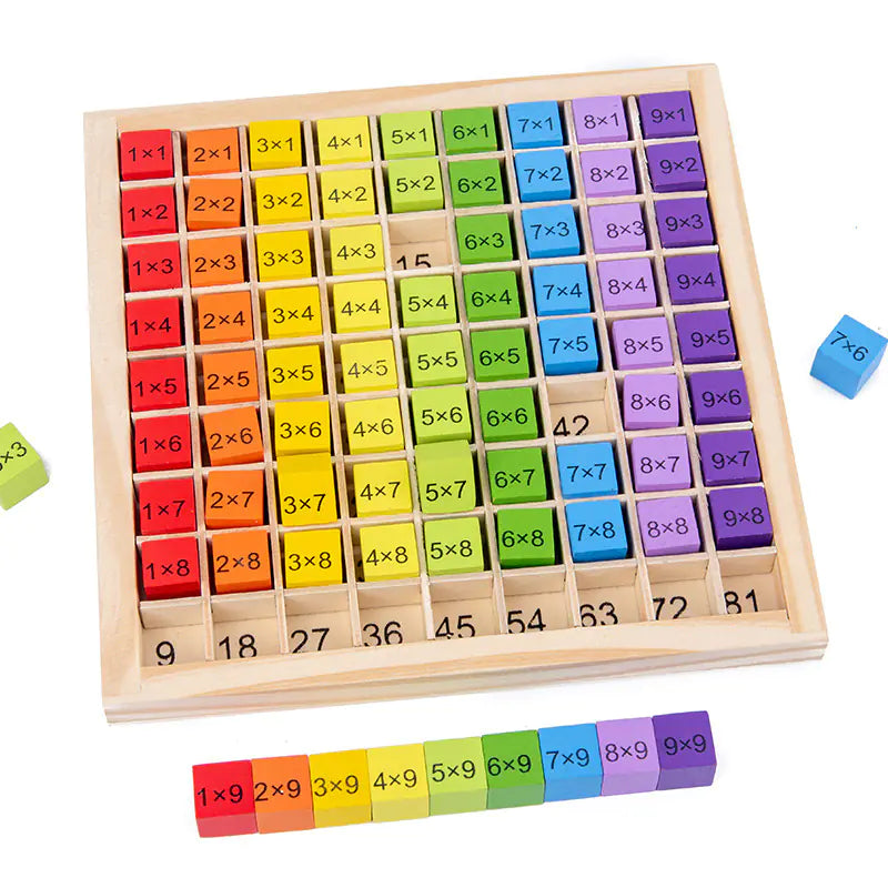 Wooden Math Blocks Pi-Mart