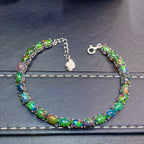 Natural Black Opal Bracelet Fashion Trend