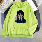 Neo-Gothic Printed Hoodie