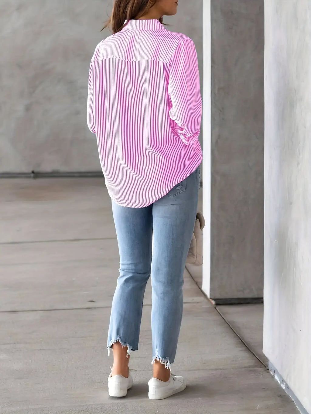 Classic Striped Casual, Business, Versatile Four Seasons Can Wear A Long-sleeved Shirt. - SJB-DIAMOND ELITES