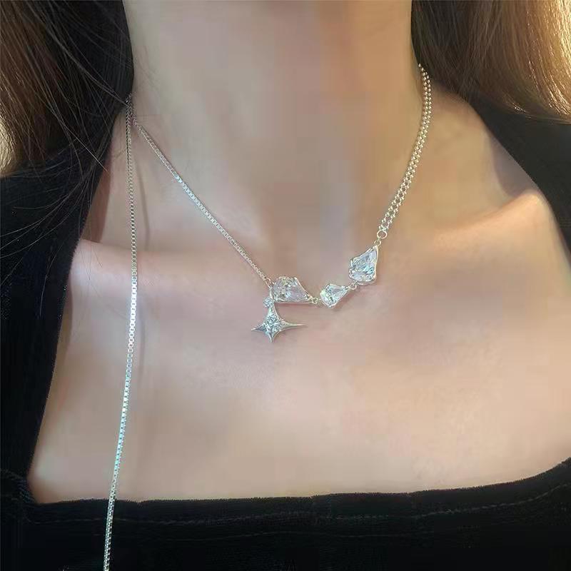 Water Drop Crystal Necklace Pi-Mart