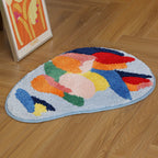 Non-slip Absorbent Green Bedroom Floor Mat Pi-Mart