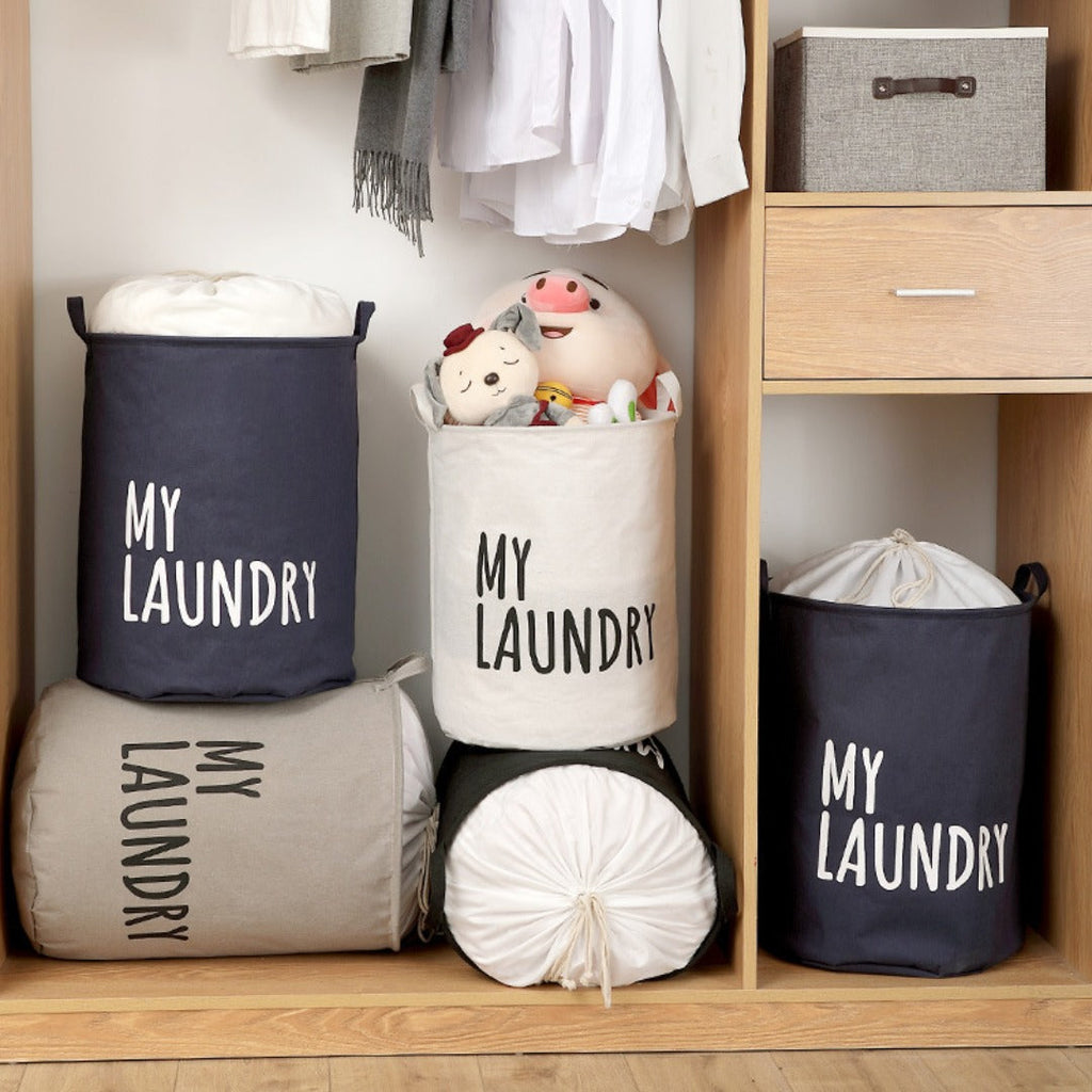 Clothes dirty clothes basket, large capacity bundle quilt clothes storage bag, waterproof and moisture-proof packaging bag household, fabric laundry bag - SJB-DIAMOND ELITES