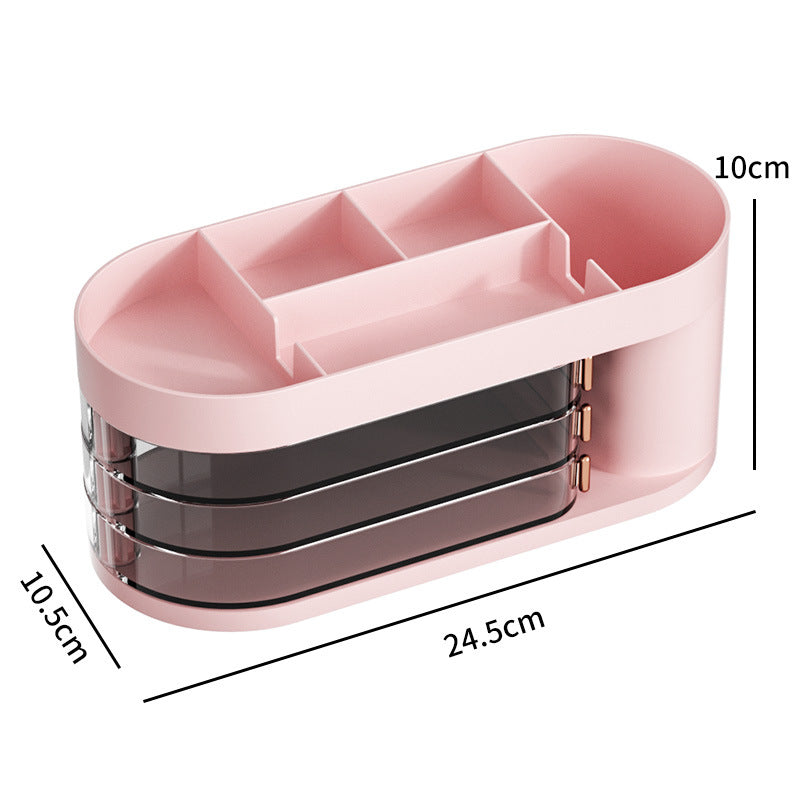 Multifunctional Rotating Desktop Storage Box Pi-Mart