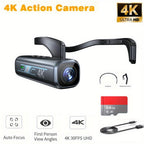 4K 30FPS Action Camera, 120 Wide Angle Lens, Image Stabilization, Manual Controls, Gray and Black, Perfect Father'S Day Gift Lootquake LLC