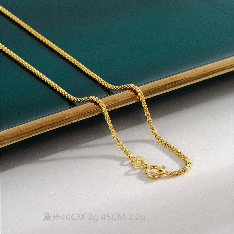 18K Gold Plated Necklaces Pi-Mart