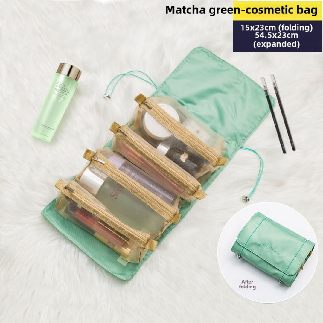Travel portable large capacity makeup bags,Makeup bag organizers,Can be split into four-in-one cosmetic bag, toiletries and makeup storage bag, Toiletry Bag organizer, - SJB-DIAMOND ELITES