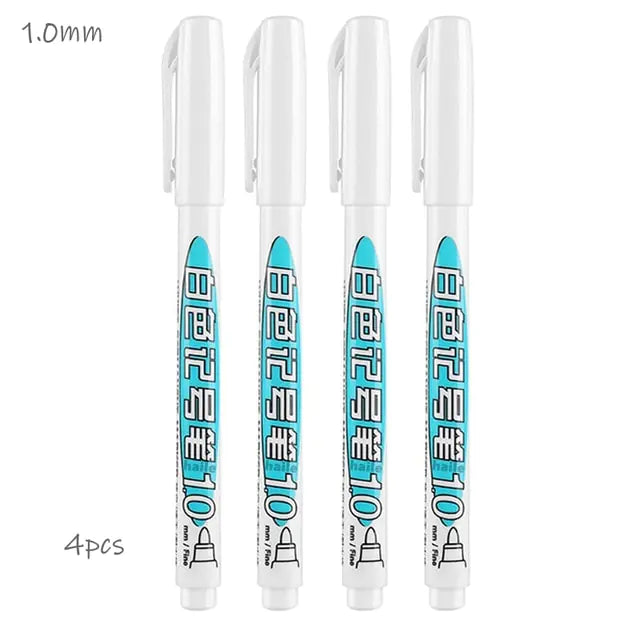 White Marker Gel Pen Pi-Mart