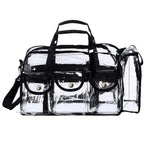 Transparent PVC cosmetic bag, waterproof swimming bag, washing beach bag, large-capacity cosmetic bag, large-capacity storage bag - SJB-DIAMOND ELITES