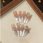 1033- Handmade press on nails fake nails removable