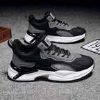 Fashion Black White Sneakers Casual Outdoor Lightweight Breathable Sports Shoes For Men Pi-Mart
