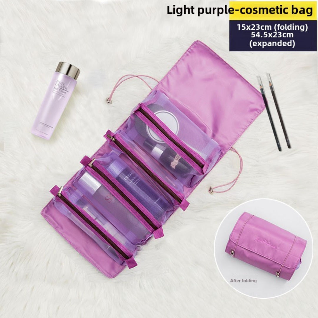 Travel portable large capacity makeup bags,Makeup bag organizers,Can be split into four-in-one cosmetic bag, toiletries and makeup storage bag, Toiletry Bag organizer, - SJB-DIAMOND ELITES