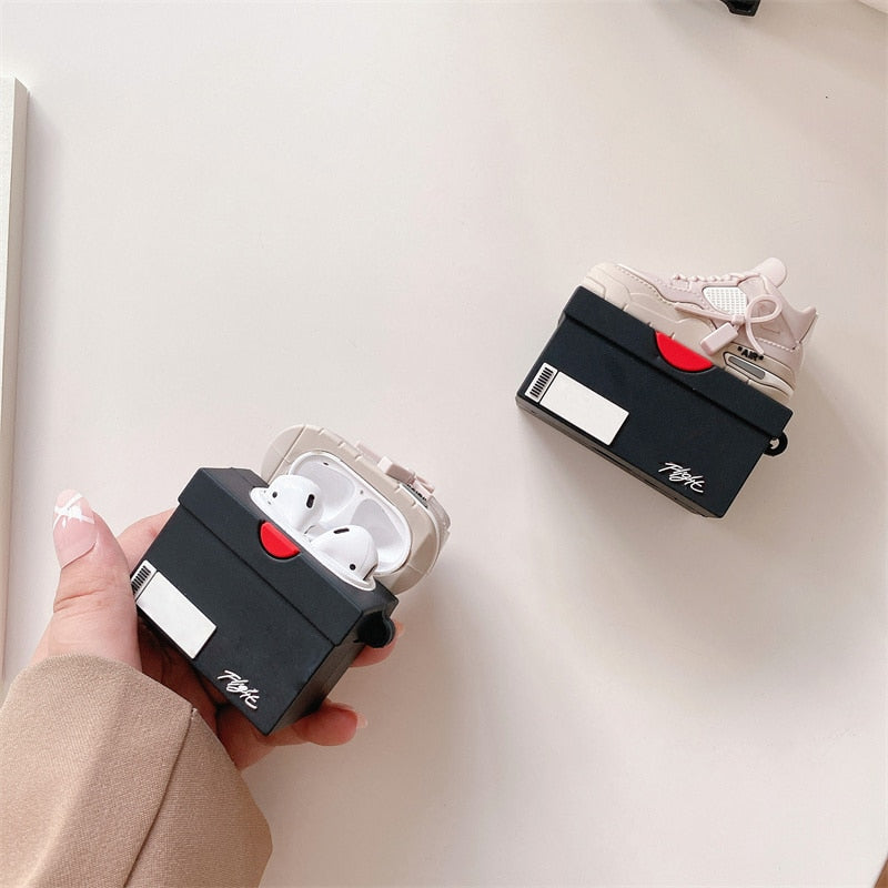 Sneakers Shoe Box Silicone Earphone Case Pi-Mart