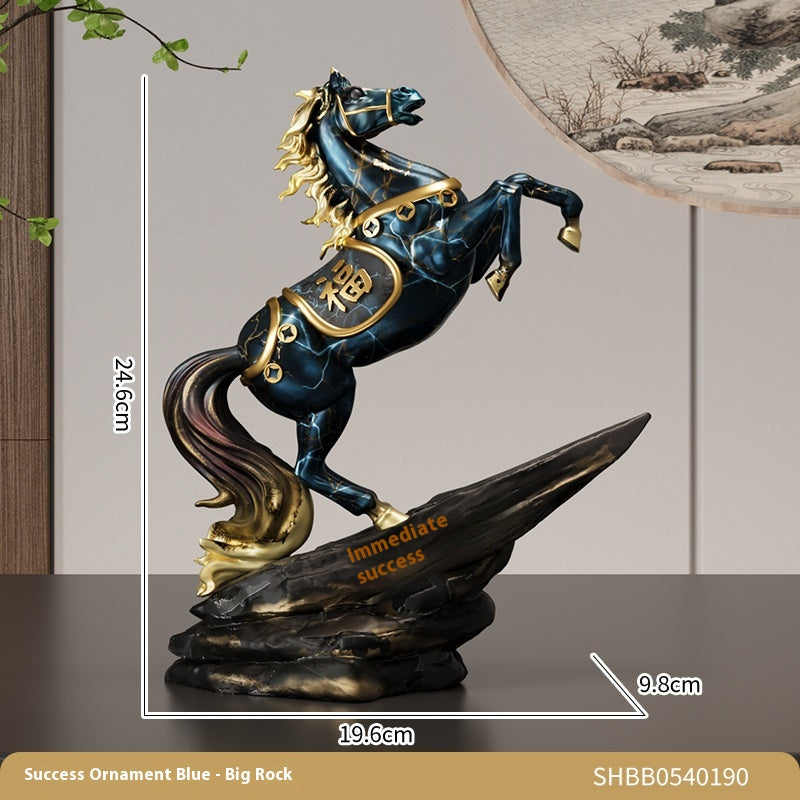 Horse Head Decoration Light Luxury High-end Crystal Crafts Wine Cabinet Decorations Lootquake LLC