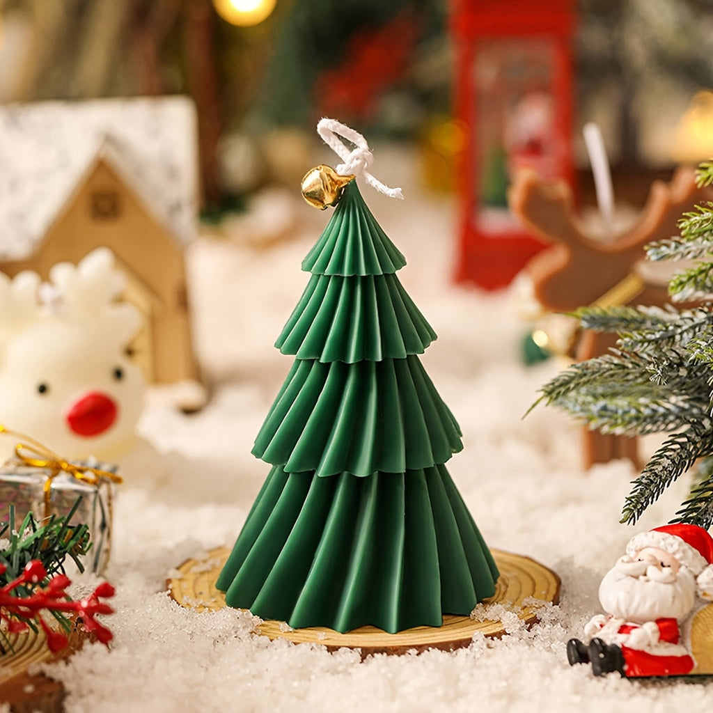 Handcrafted Christmas Tree Scented Candle - Smokeless, Long-Lasting Fragrance | Perfect for Holiday Decor & Gifts for Women | Ideal for Christmas, Halloween, Valentine's, Mother's Day & Birthdays, Christmas Decor Lootquake LLC