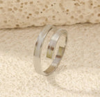Design Titanium Steel Cross Open Adjustable Ring Lootquake LLC