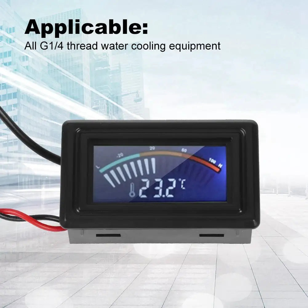 PC Water Cooling System Pointer Display Thermometer Temperature Meter - SJB-DIAMOND ELITES