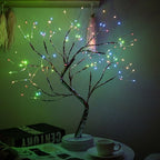 Copper Wire Christmas Tree LED Lamp Pi-Mart