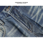 Plus Size Lightning Pattern Skinny Jeans Lootquake LLC