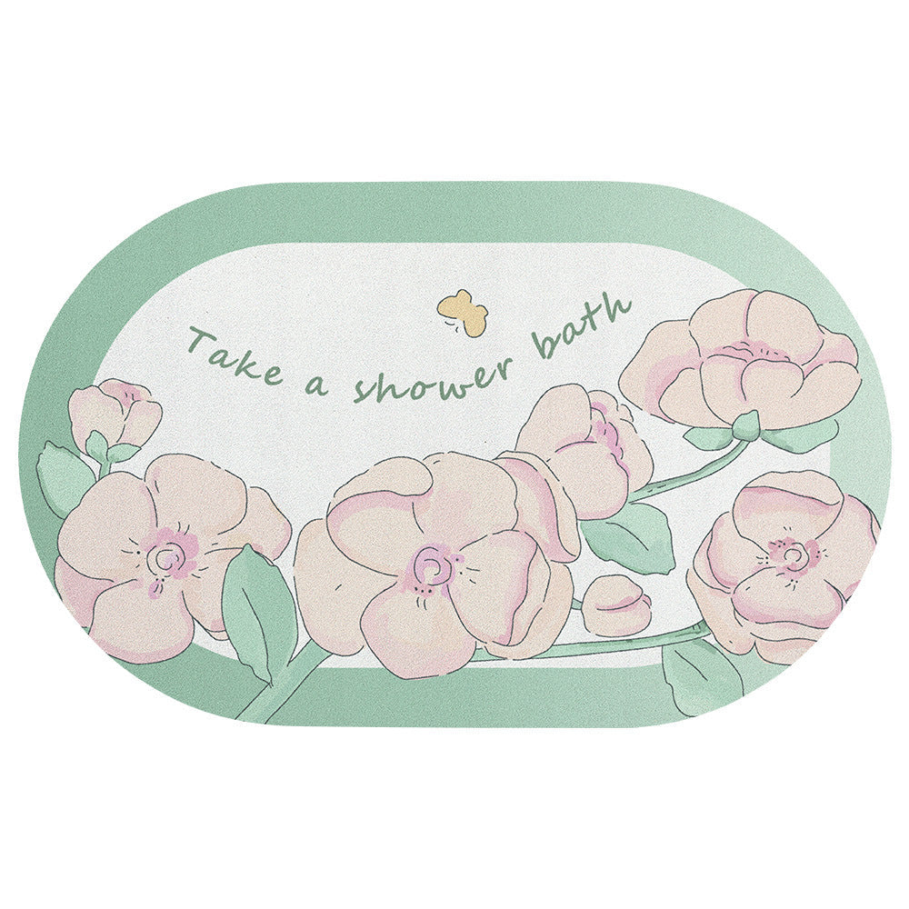 Bathroom Thickened Absorbent Floor Mat Pi-Mart