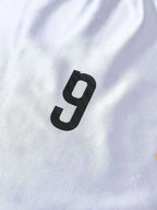 Men's Athletic Performance Soccer Jersey Sweatshirt with Number 9