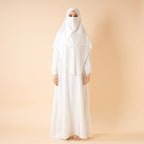 Abaya With Niqab and Khimar | Satin Niqab Khimar and Abaya (MK024)