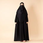 Abaya With Niqab and Khimar | Satin Niqab Khimar and Abaya (MK024)