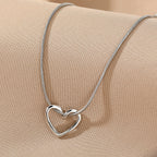 Niche Hollow Heart Necklace For Women Pi-Mart