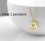 Personalized Pendant Stainless Steel Necklace