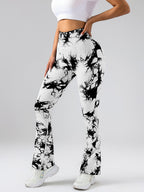 High-Waist Tummy Control Flare Yoga leggings For Women - SJB-DIAMOND ELITES