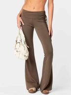 High-Waisted Flare Pants THRIXINE