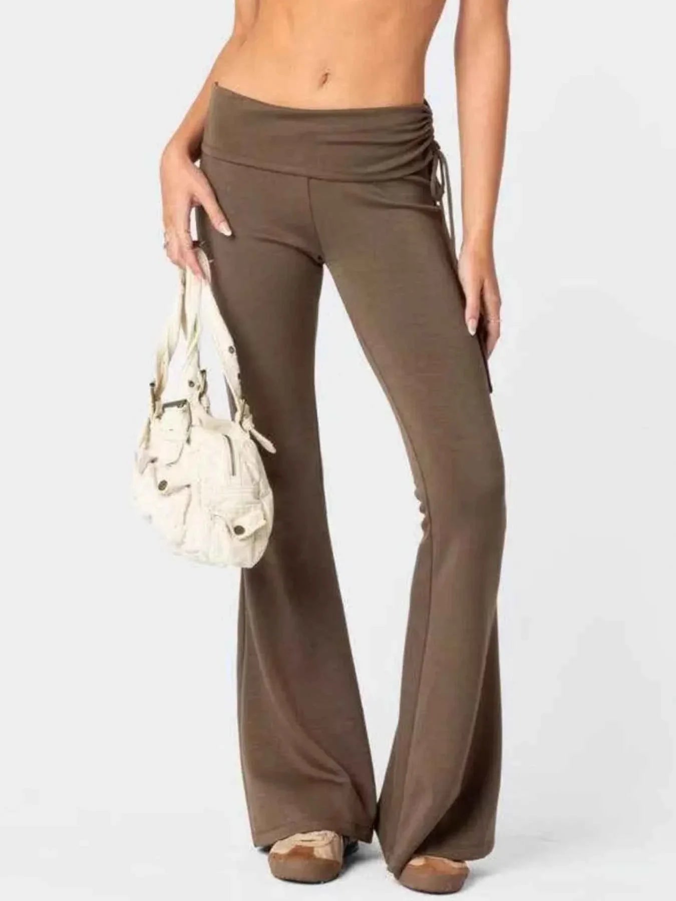 High-Waisted Flare Pants THRIXINE