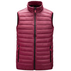 Fashion Men's Autumn Vest Stand-Collar Cotton Jacket