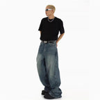 American High Street Heavyweight Irregular  Jeans Lootquake LLC