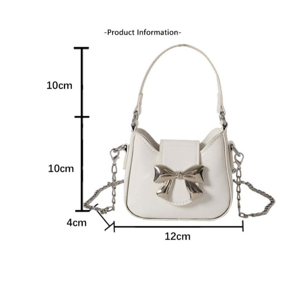 Toddler purse, Mini bow tote bag, Spring and Summer stylish sweet and cool mini lipstick chain bag, crossbody mini tote bag for women - SJB-DIAMOND ELITES