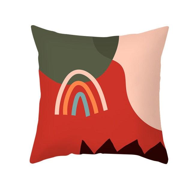 Abstract Line Drawing Cushion Case Modern Abstract Painting Pillow Case Beautiful Art Cushion Covers Art Sofa Pillows Case Livingroom Decorative Pillow 45x45CM