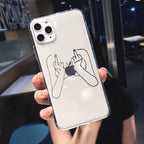 Abstract Soft Unique Silicon Phone Case For iPhone 14 13 Pro Max 12 Pro Luxury Clear Transparent Charming Silicone Protective Lightweight Ultra Thin Cover Pattern Printed  Back Cover Stevvex