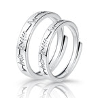 Moissanite Engagement Couple Couple Rings