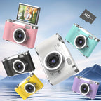 New high-definition digital camera Simple operation of buttons to take photos and videos Beginner entry CCD card machine surprise gift for friends You can choose to use a 32G memory card for direct storage and use portable-mu Lootquake LLC