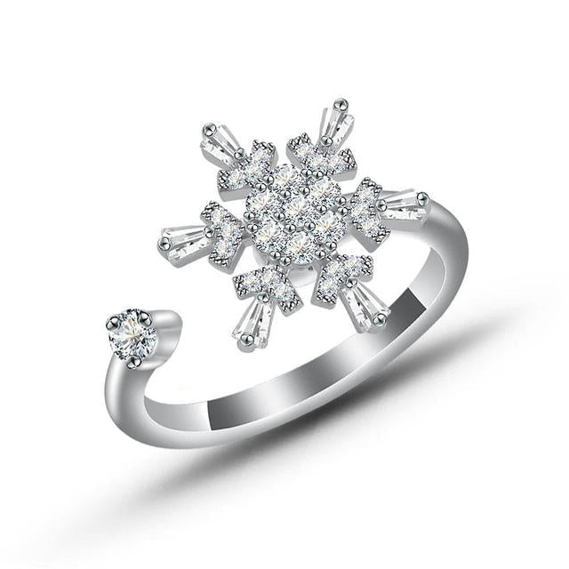 Rotating Four-Leaf Ring - SJB-DIAMOND ELITES