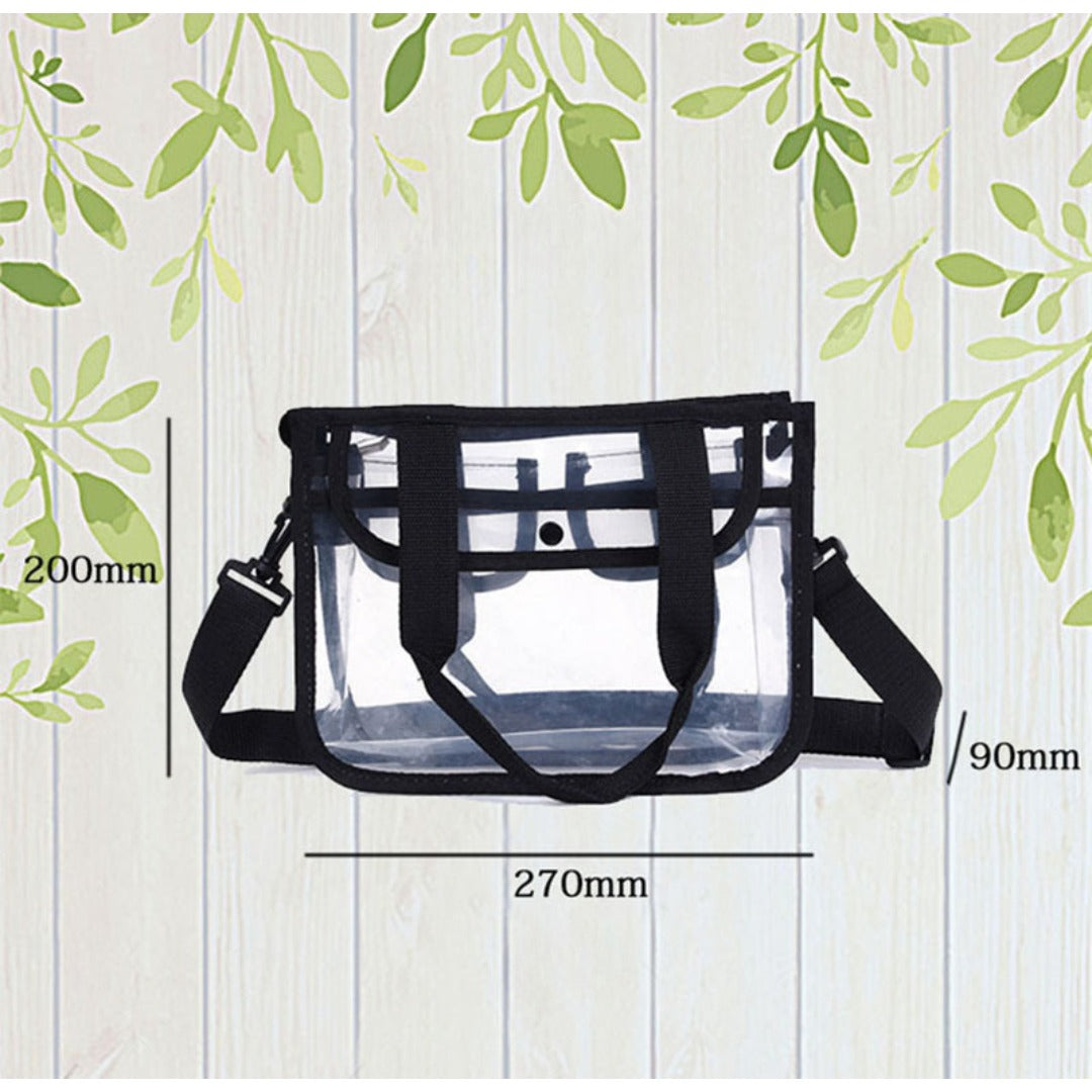 Transparent Cosmetic Bag,Toiletry Bag, Wash Bag, Cosmetic Bag Waterproof, Beach Swimming Transparent Storage Bag, beach bag - SJB-DIAMOND ELITES