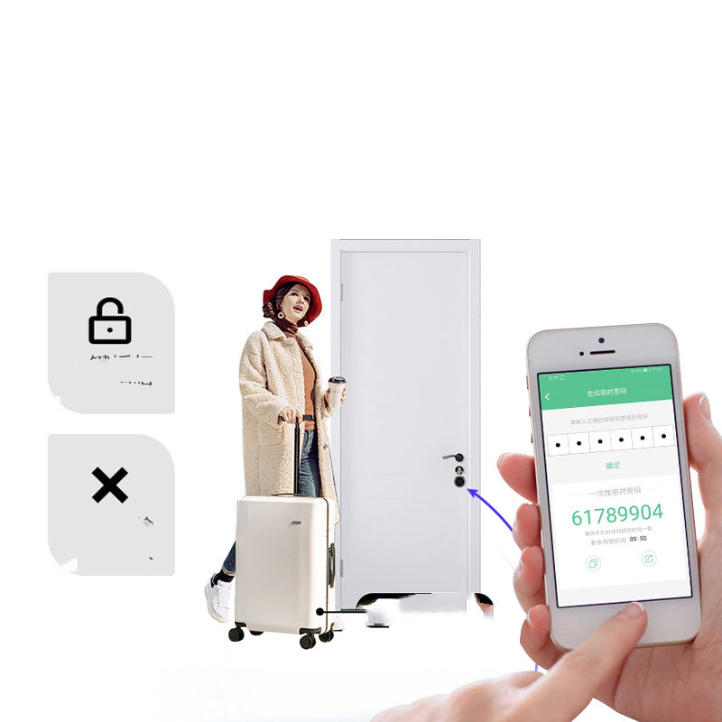Fingerprint Lock Smart Keyless Lock IP65 Waterproof Anti-Theft Security Padlock Door Luggage Case PadLockS Pi-Mart